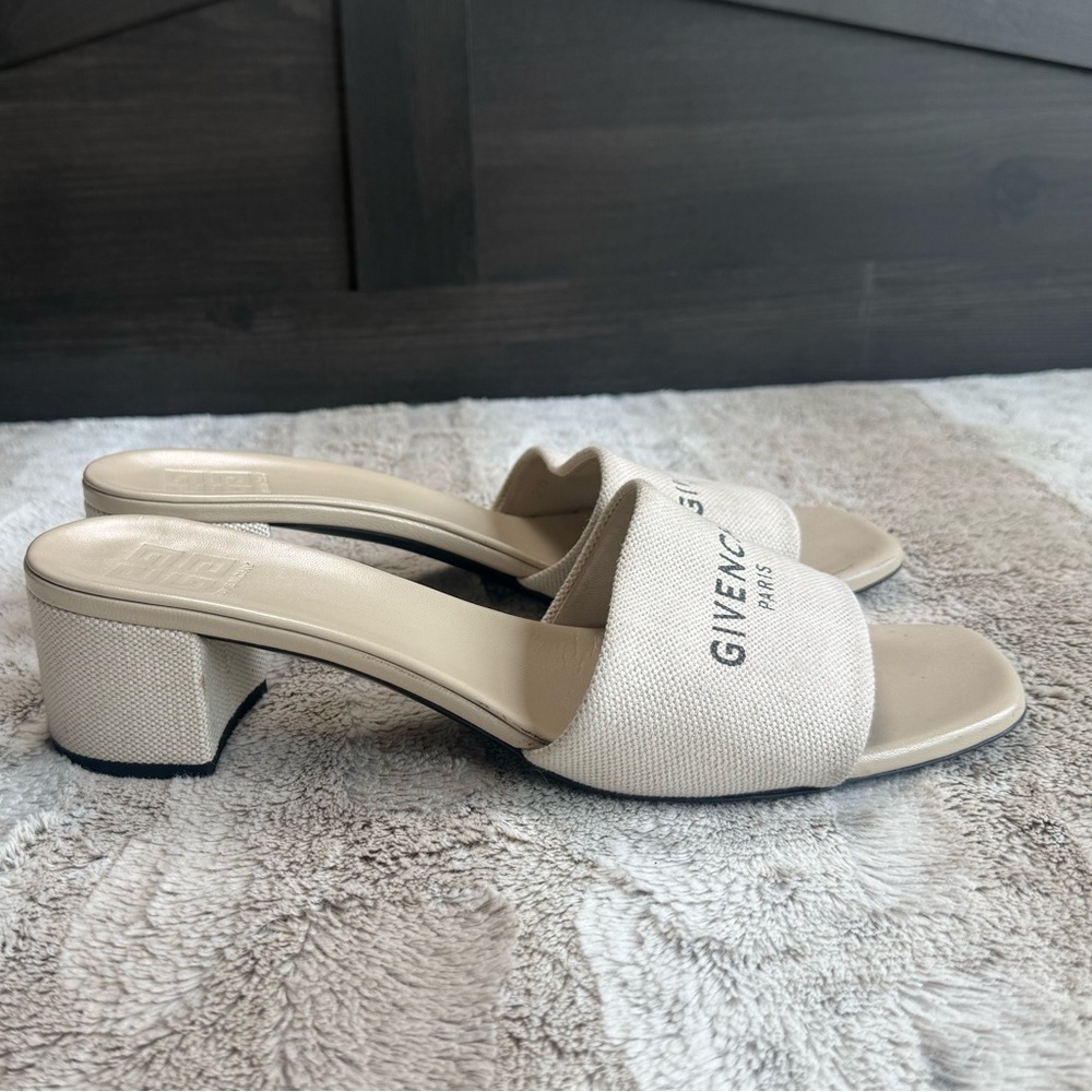 GIVENCHY 4g Slide Sandal In Beigeblack 41.5 - Picture 7 of 13